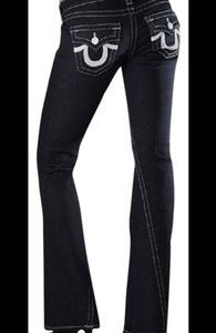 True Religion blue Joey jean with sequins